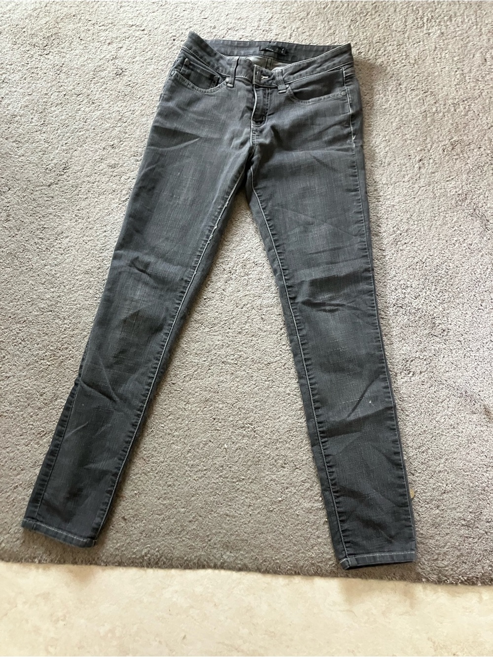 Women’s Slim Fit Gray Jeans (Prana, Size 25/0)